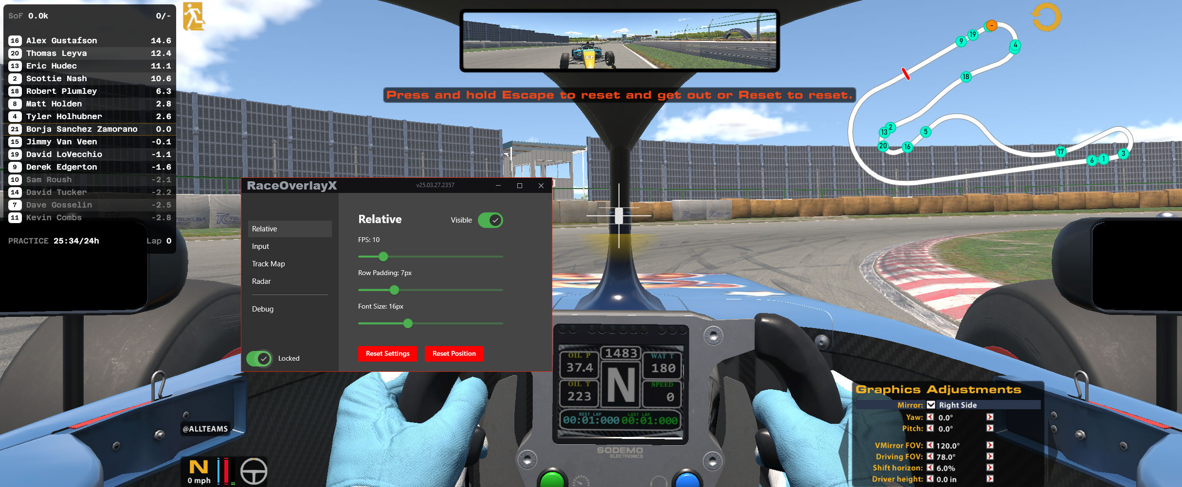 RaceOverlayX Screenshot